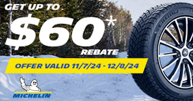 $60 Rebate on MICHELIN tires